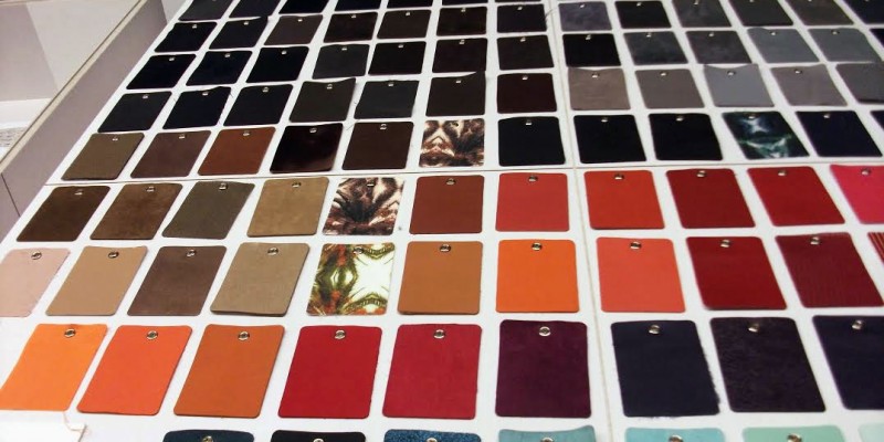Leather Sample Colours